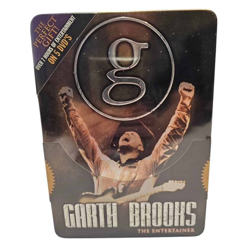 Garth Brooks The Entertainer 5 DVD Gift Set 7 Hours Of Entertainment